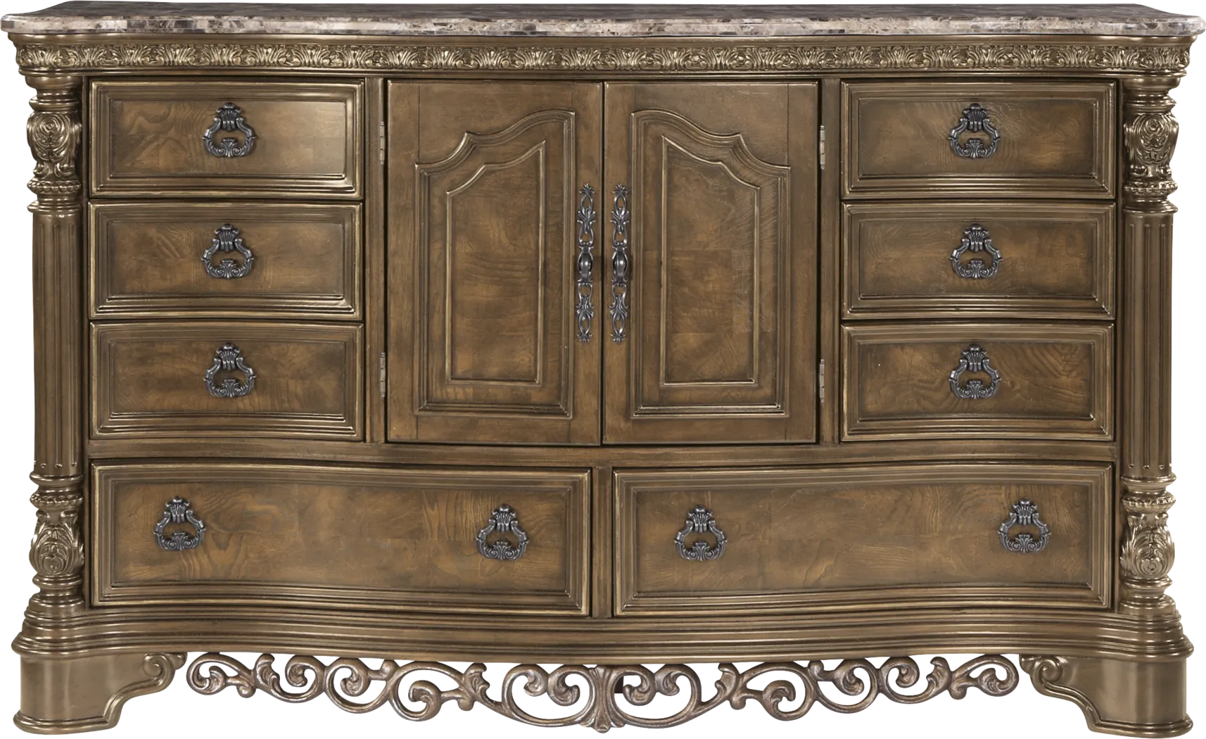 Handly Manor Toffee Dresser - Thumbnail - Image 1
