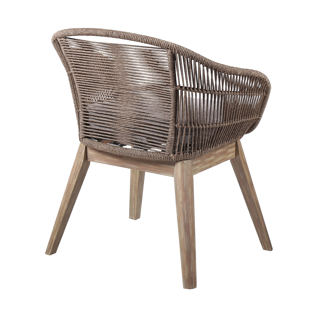 Hanella Gray Outdoor Arm Chair - Thumbnail - Image 3