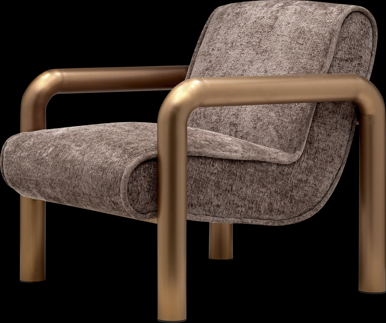 Hani Brown Accent Chair - Thumbnail - Image 1