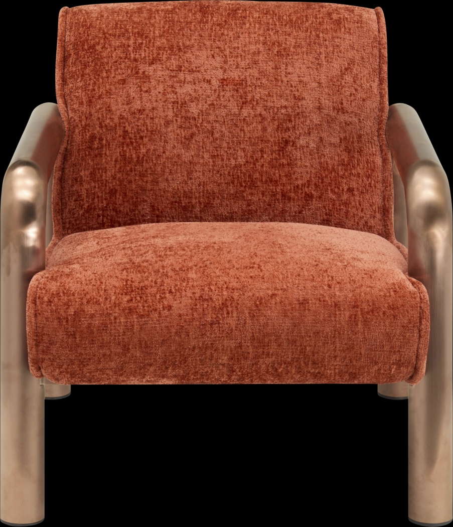 Hani Orange Accent Chair - Thumbnail - Image 2