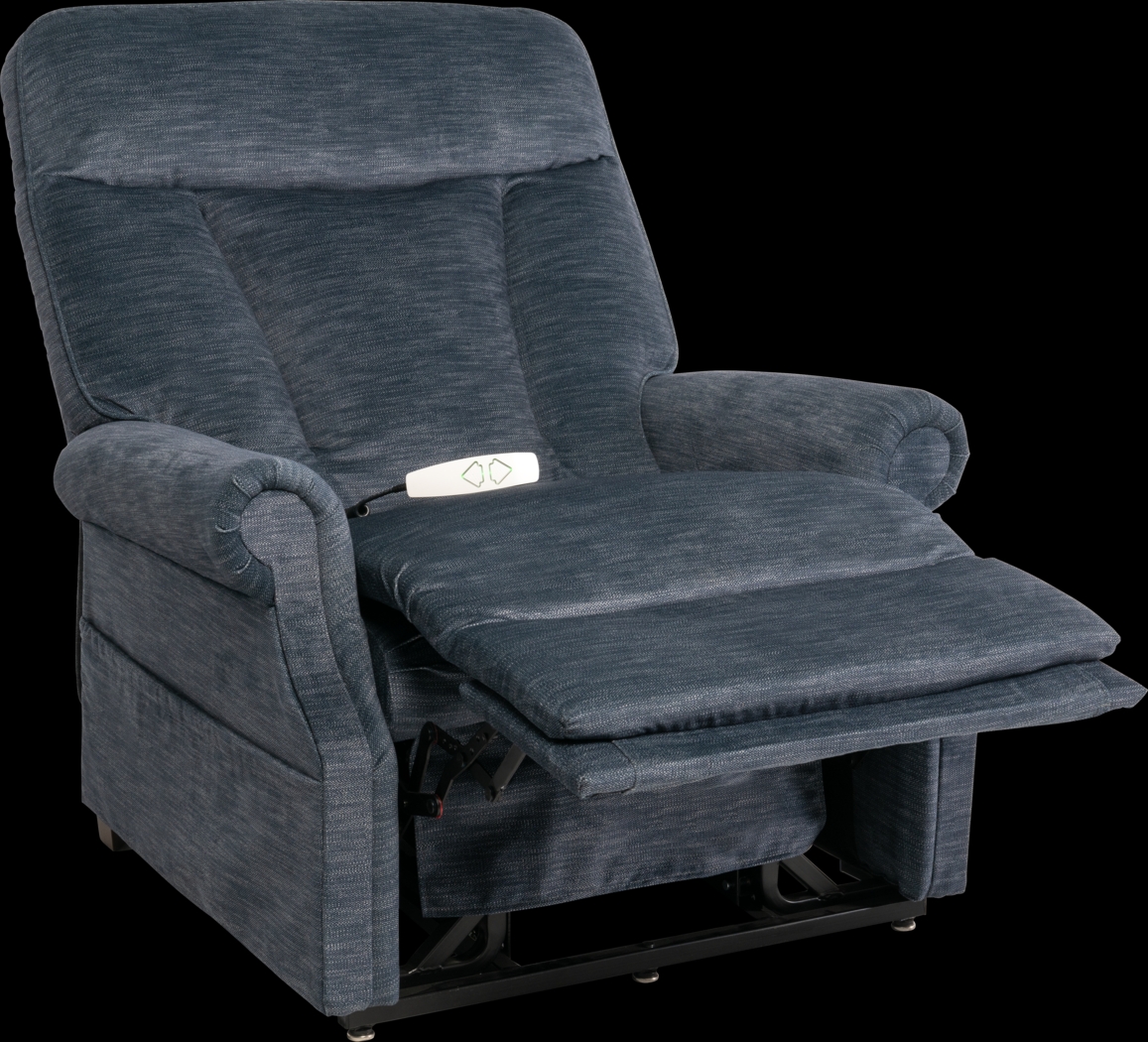 Haniya Blue Lift Recliner - Thumbnail - Image 5