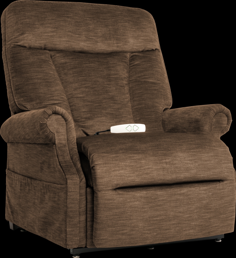 Haniya Brown Lift Recliner - Thumbnail - Image 1