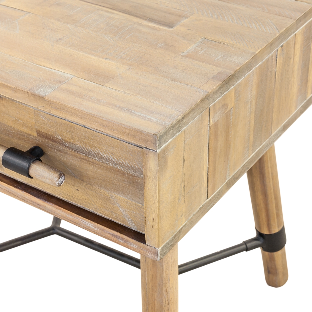 Hankard Natural Side Table - Thumbnail - Image 2