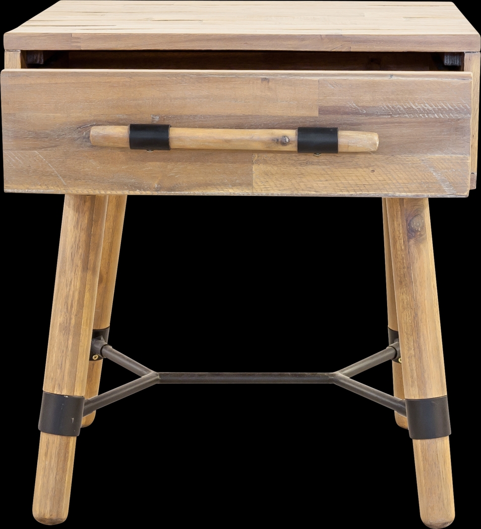 Hankard Natural Side Table - Thumbnail - Image 4