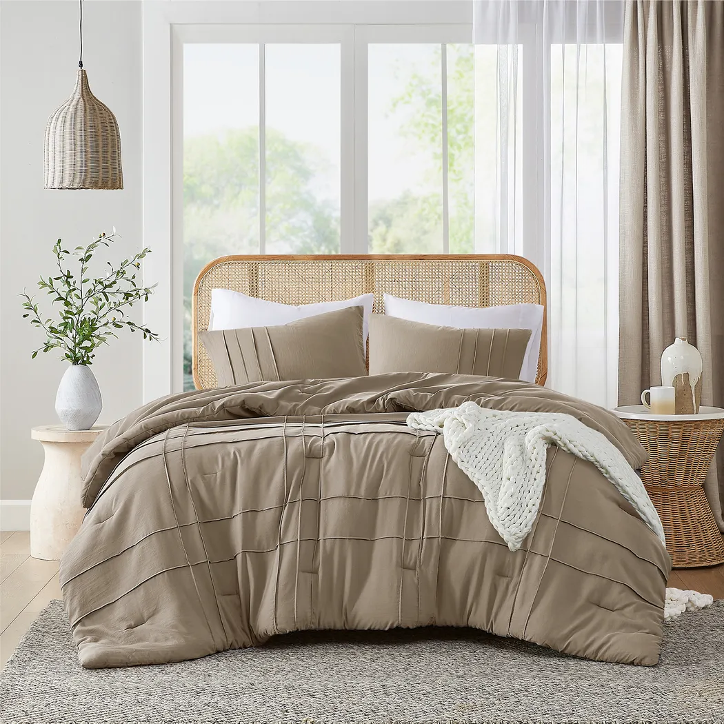 Hanleyea Brown Queen 3 Pc Comforter Set - Thumbnail - Image 6