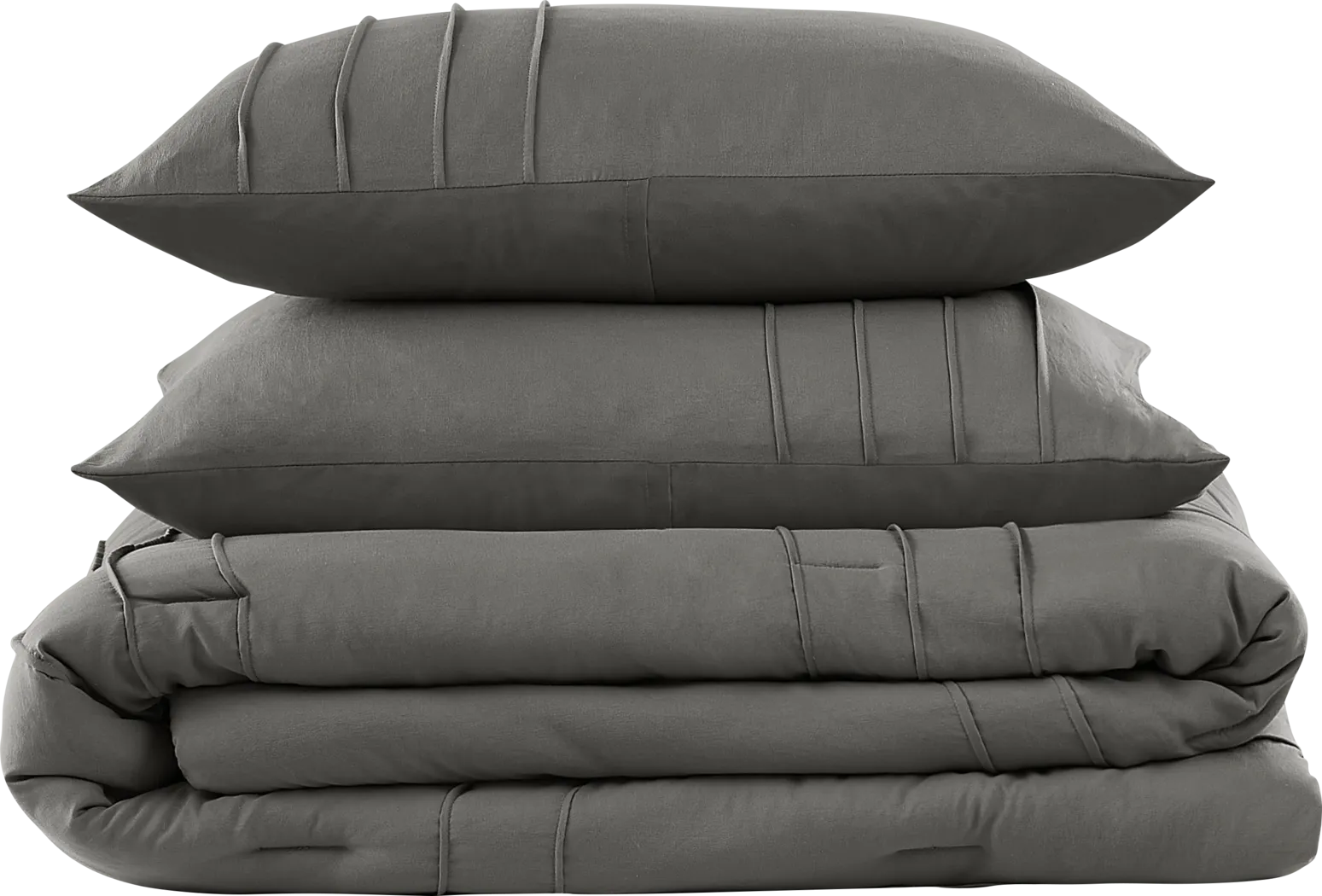 Hanleyea Dark Gray Queen 3 Pc Comforter Set - Thumbnail - Image 12