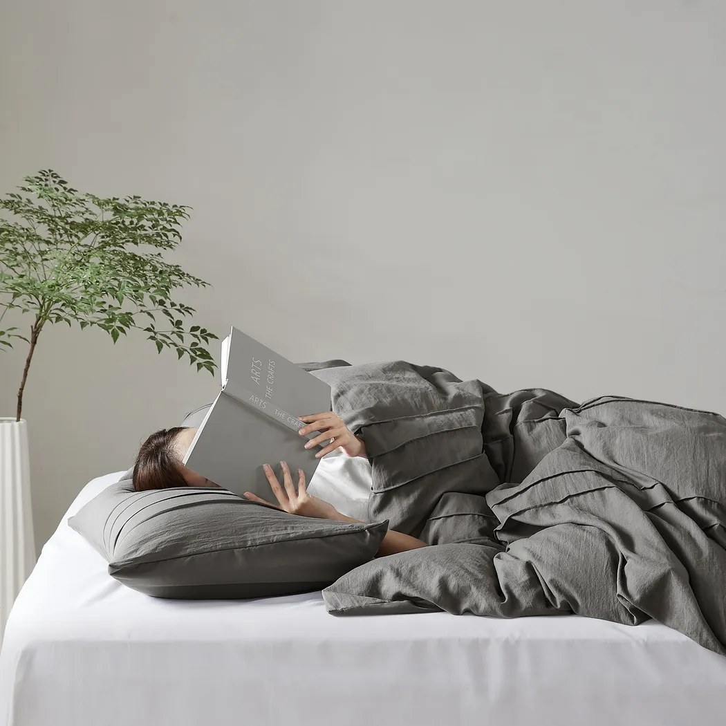 Hanleyea Dark Gray Queen 3 Pc Comforter Set - Thumbnail - Image 13