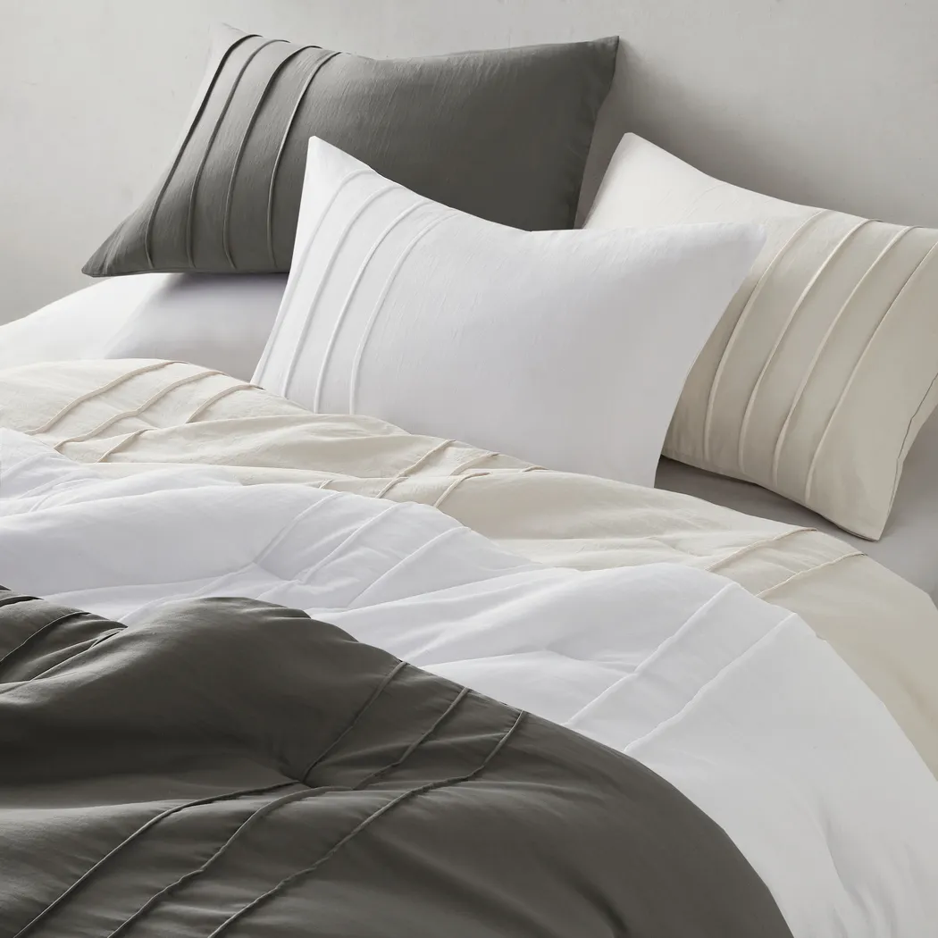 Hanleyea Dark Gray Queen 3 Pc Comforter Set - Thumbnail - Image 6