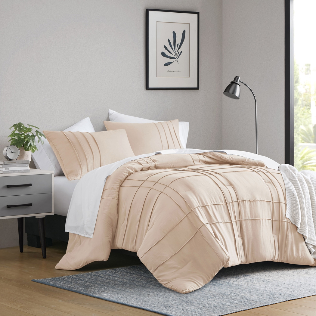 Hanleyea Pink Queen 3 Pc Comforter Set - Thumbnail - Image 1