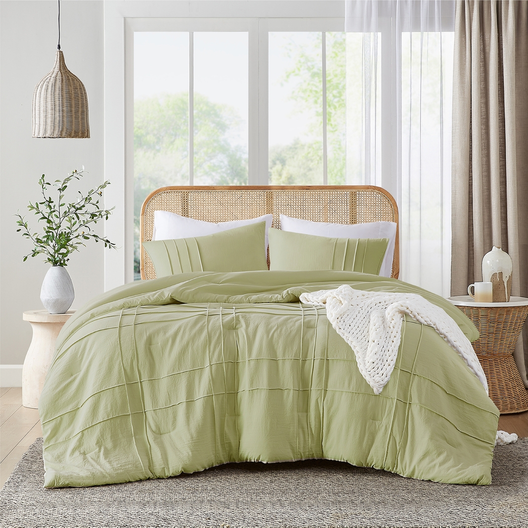 Hanleyea Sage Green Queen 3 Pc Comforter Set - Thumbnail - Image 4