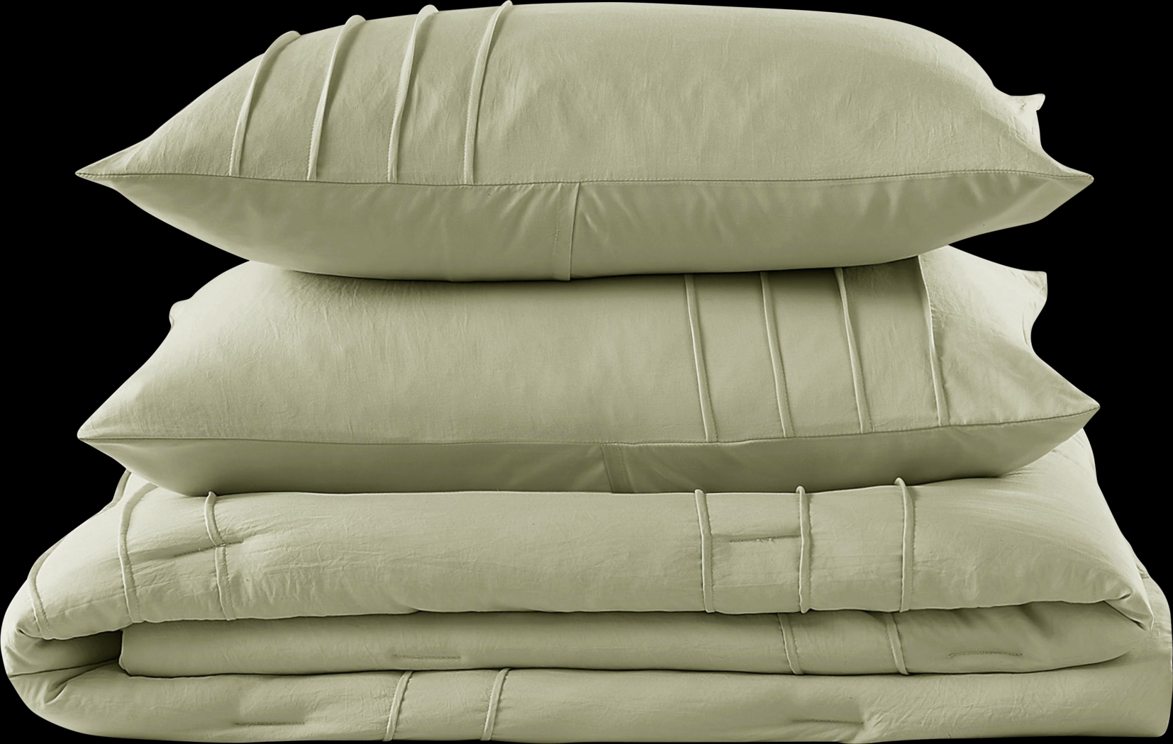 Hanleyea Sage Green Queen 3 Pc Comforter Set - Thumbnail - Image 7