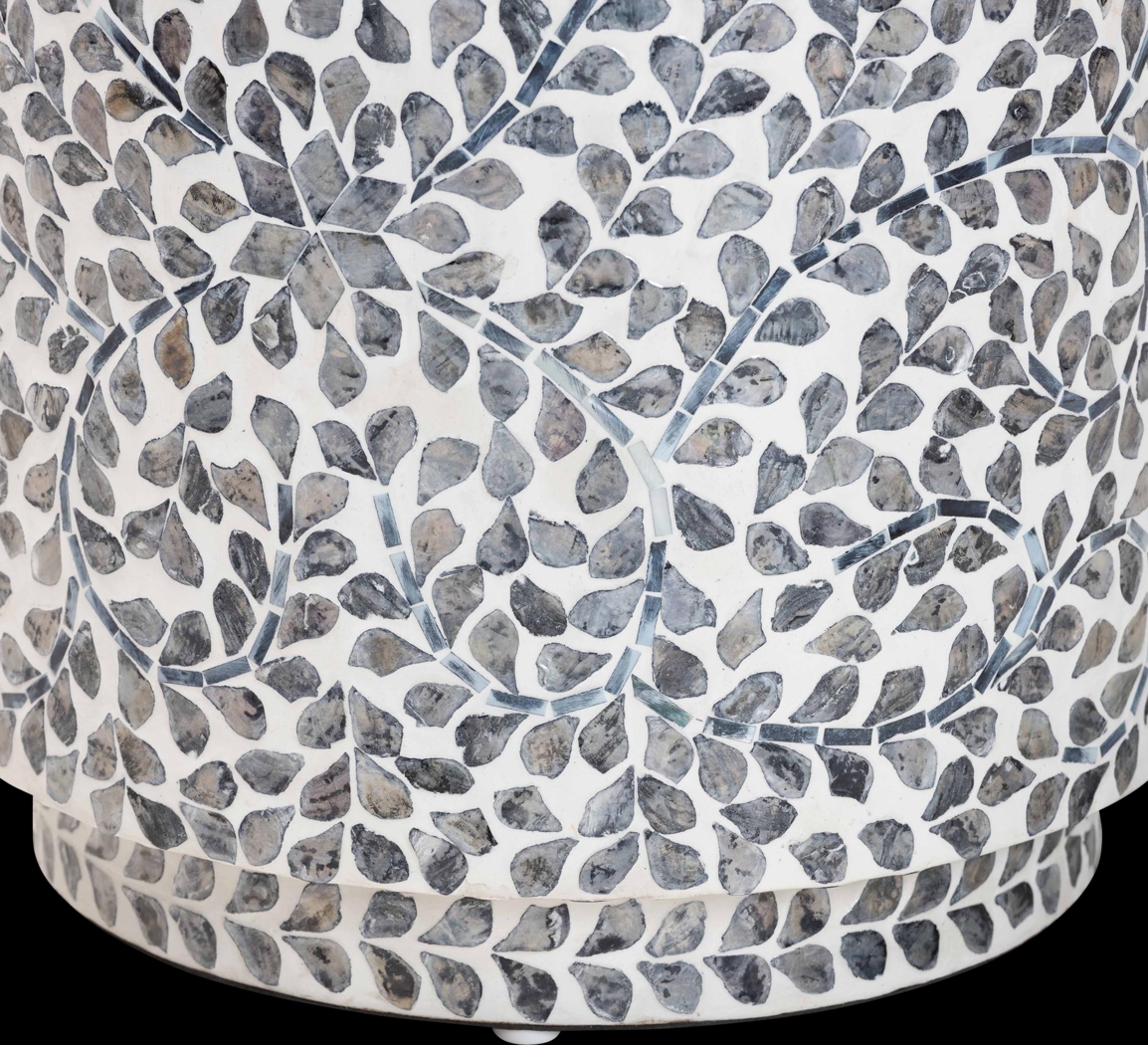 Hannaiy White and Black Stool - Thumbnail - Image 3