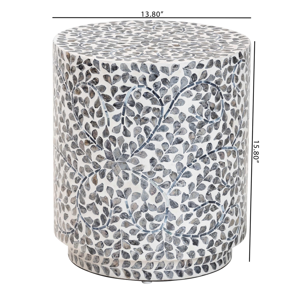 Hannaiy White and Black Stool - Thumbnail - Image 6