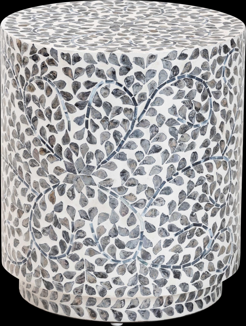 Hannaiy White and Black Stool - Thumbnail - Image 1