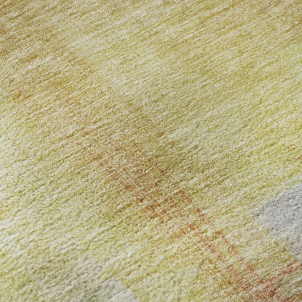 Hanne Green 5' x 8' Machine Washable Rug - Thumbnail - Image 3