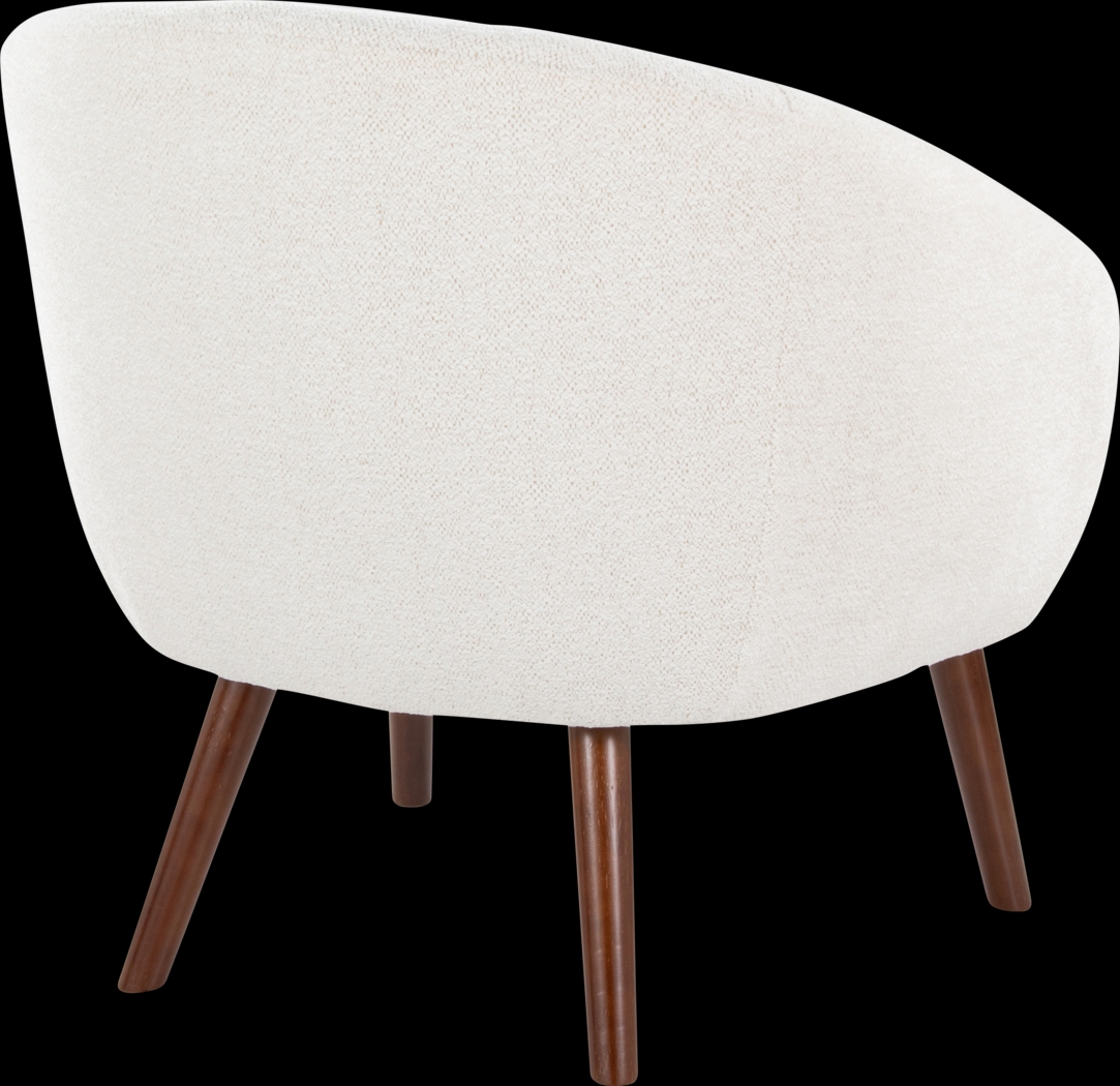 Hannuh Cream Accent Chair - Thumbnail - Image 5