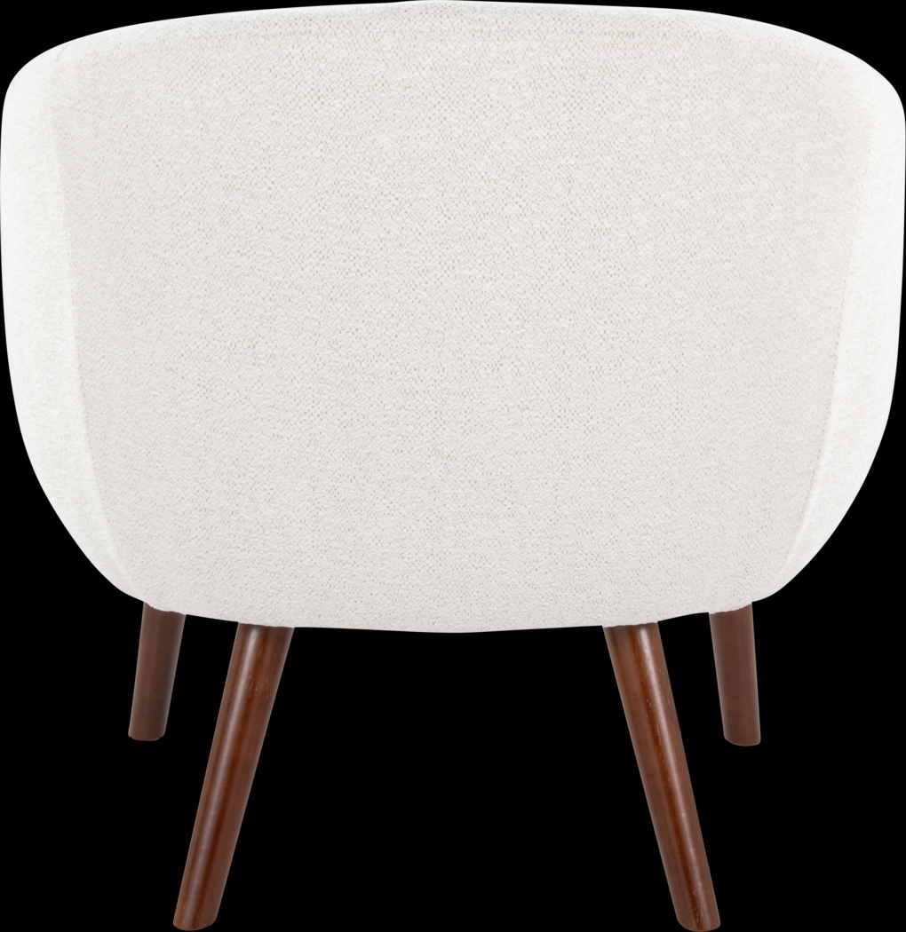 Hannuh Cream Accent Chair - Thumbnail - Image 6