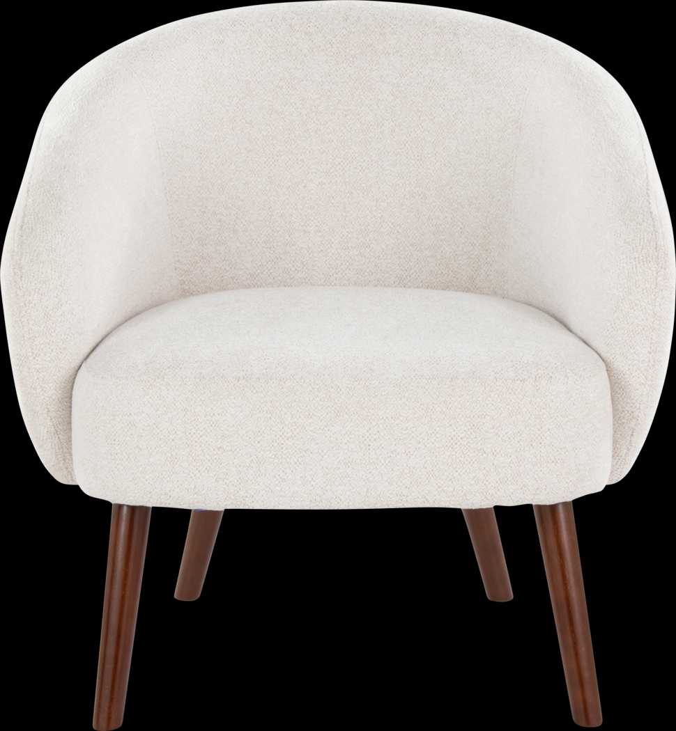 Hannuh Cream Accent Chair - Thumbnail - Image 7