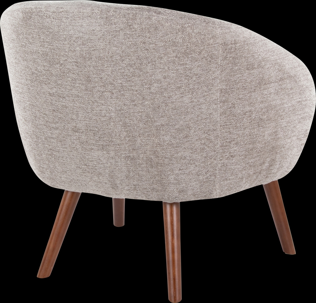 Hannuh Gray Accent Chair - Thumbnail - Image 5