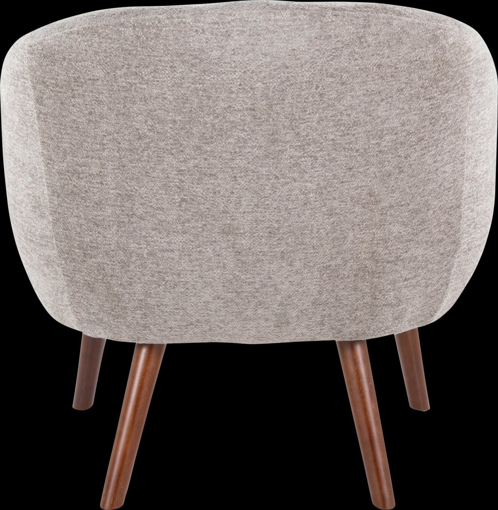 Hannuh Gray Accent Chair - Thumbnail - Image 6