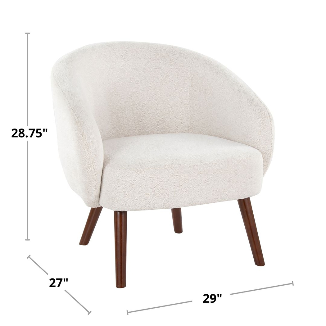 Hannuh Gray Accent Chair - Thumbnail - Image 9