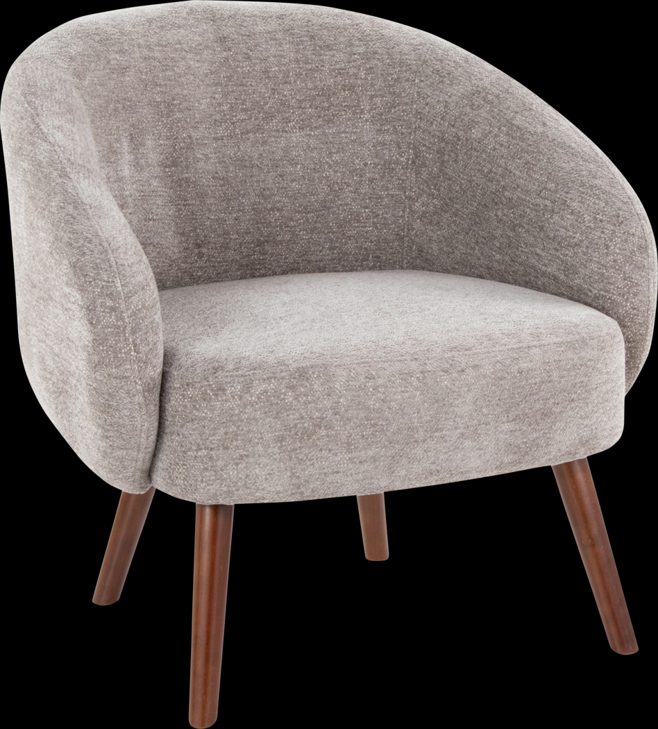 Hannuh Gray Accent Chair - Thumbnail - Image 1