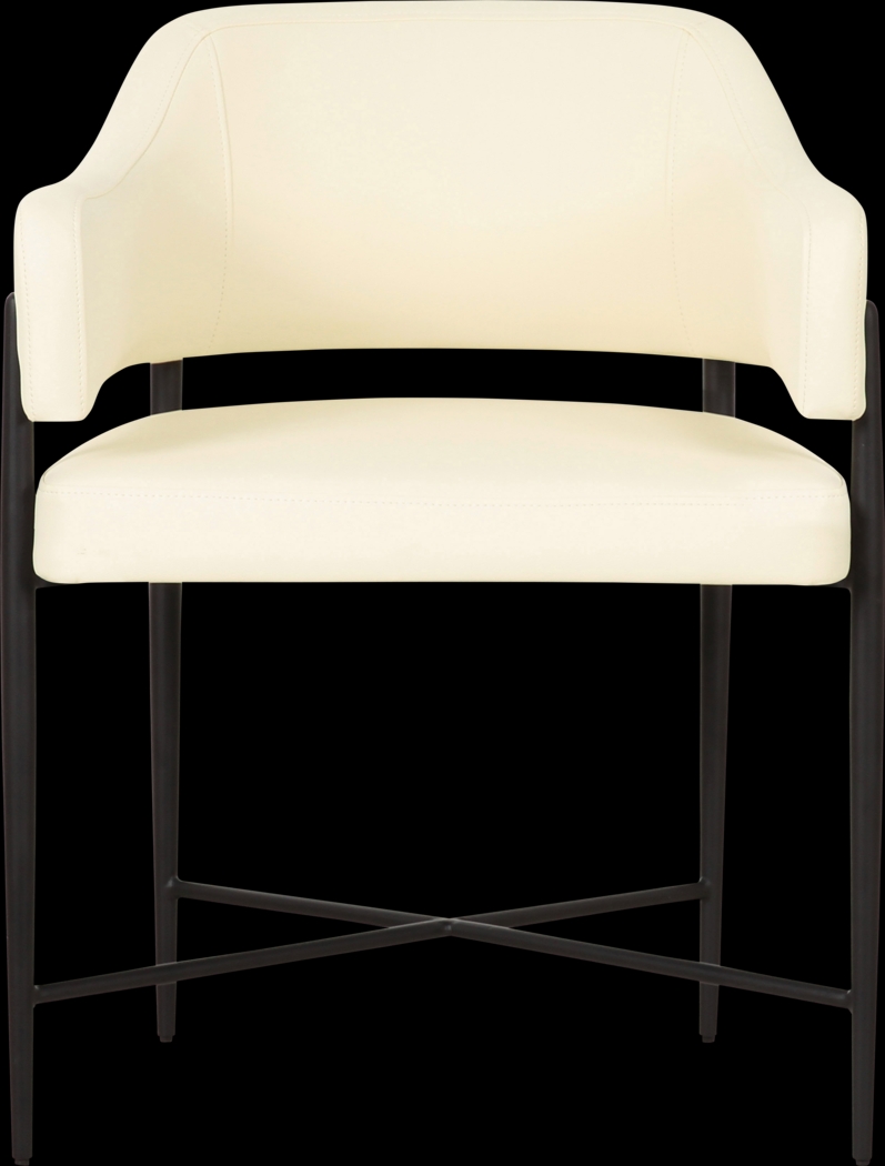 Hansomcab II Cream Arm Chair - Thumbnail - Image 3