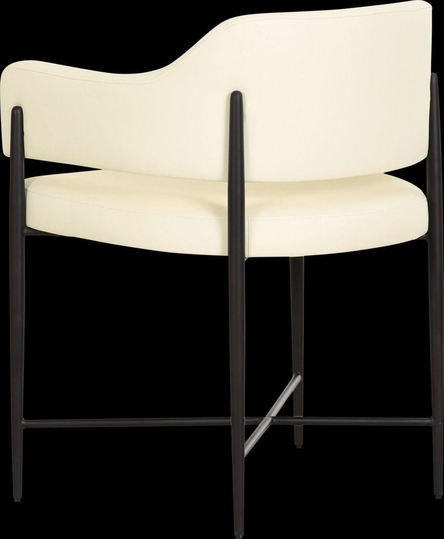 Hansomcab II Cream Arm Chair - Thumbnail - Image 4