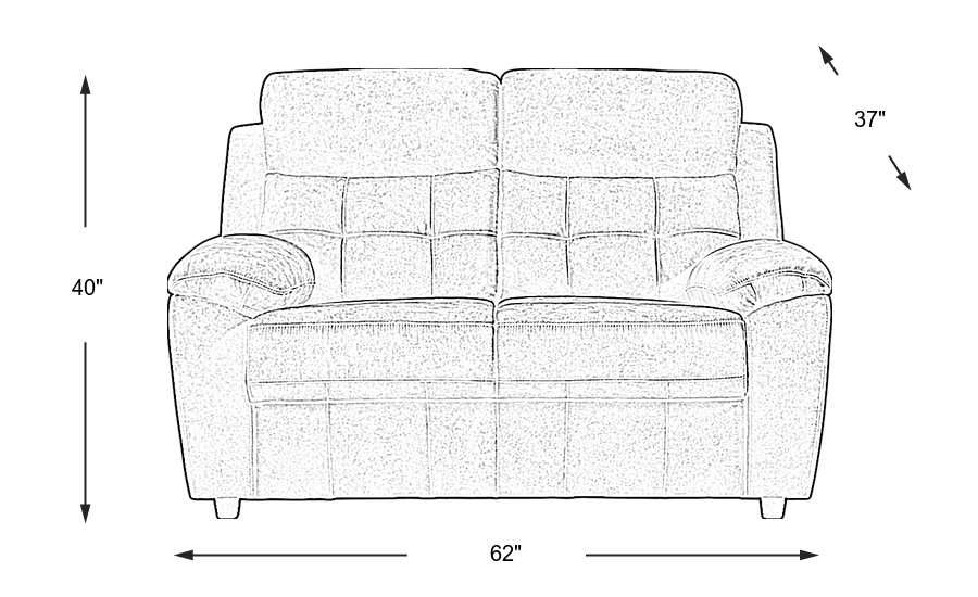 Dimension Image. Please refer to the Dimension Tab on this page for dimension details.