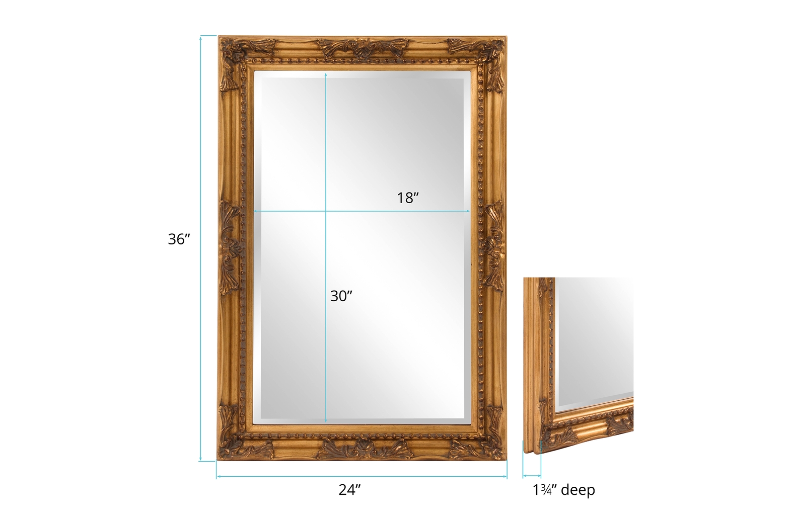 Hanut Gold Mirror - Thumbnail - Image 2