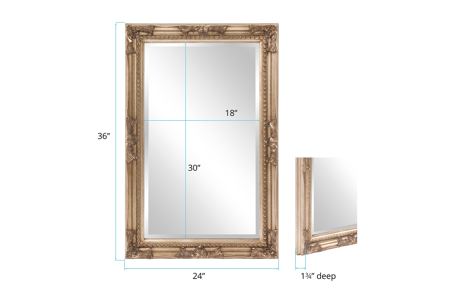 Hanut Silver Mirror - Thumbnail - Image 2