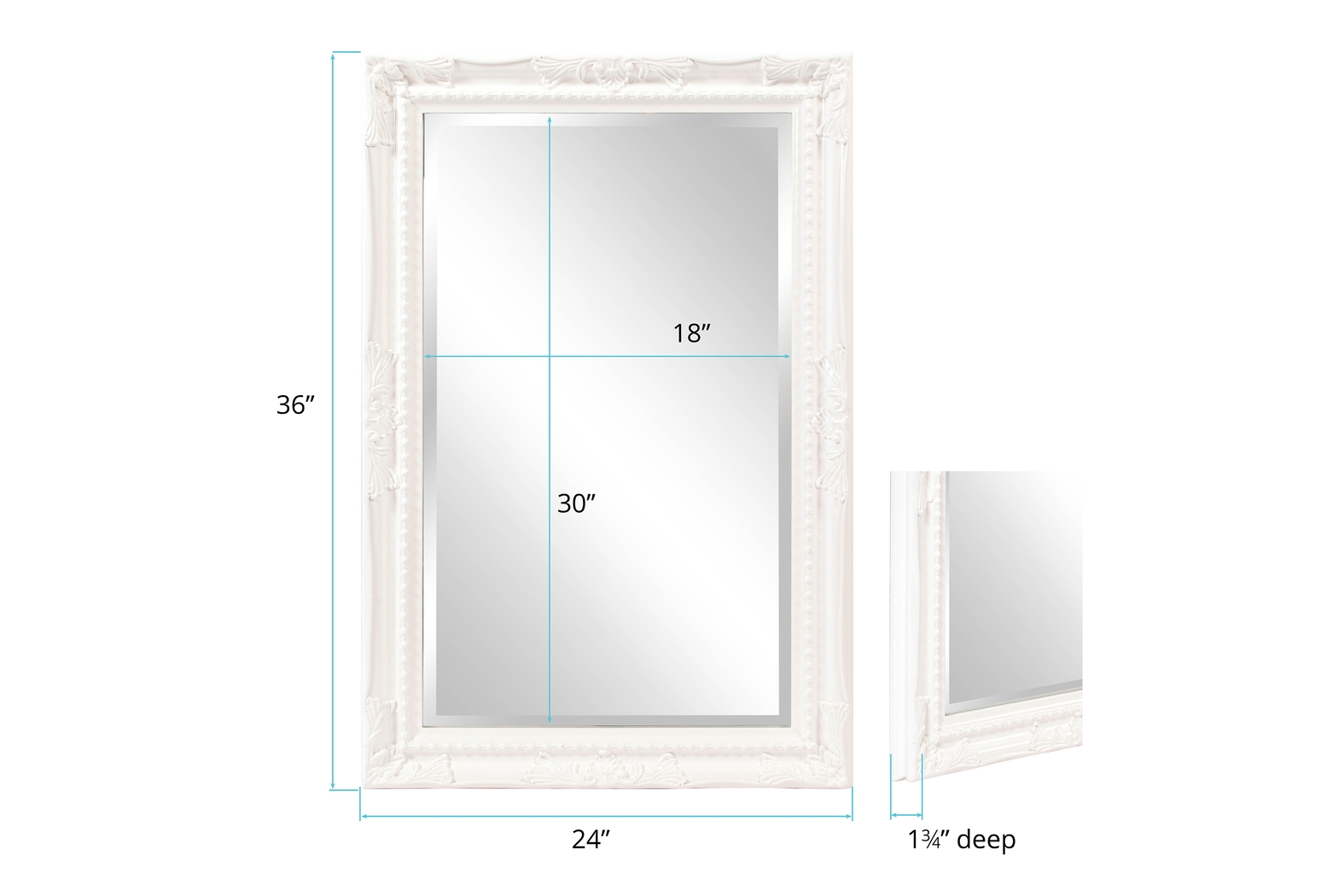Hanut White Mirror - Thumbnail - Image 2