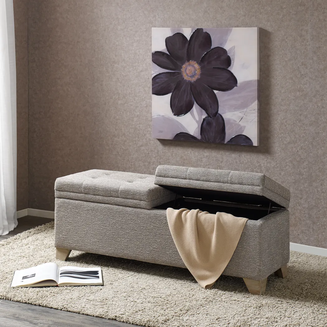 Hanworth Gray Accent Bench - Thumbnail - Image 3