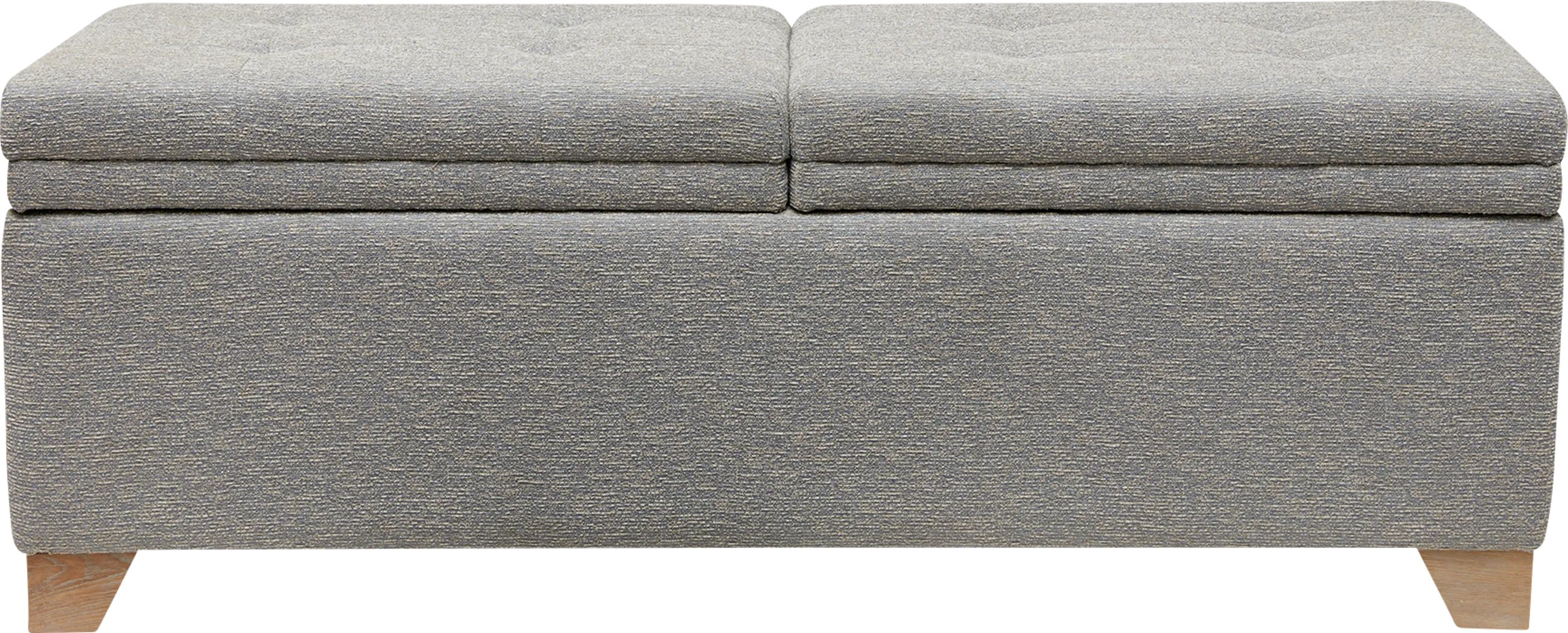 Hanworth Gray Accent Bench - Thumbnail - Image 1