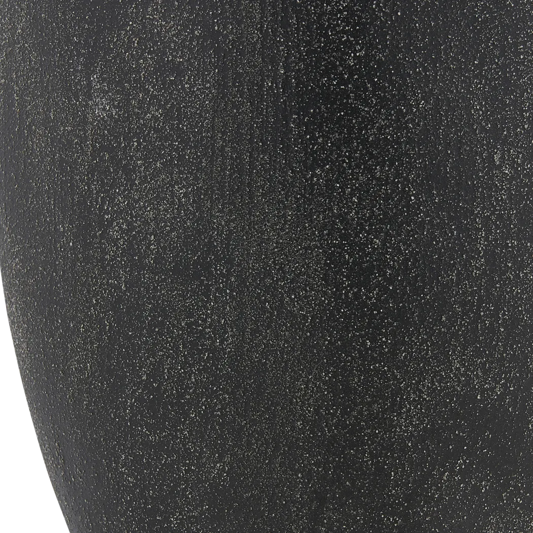 Haoli Black Outdoor Vase, Set of 2 - Thumbnail - Image 4