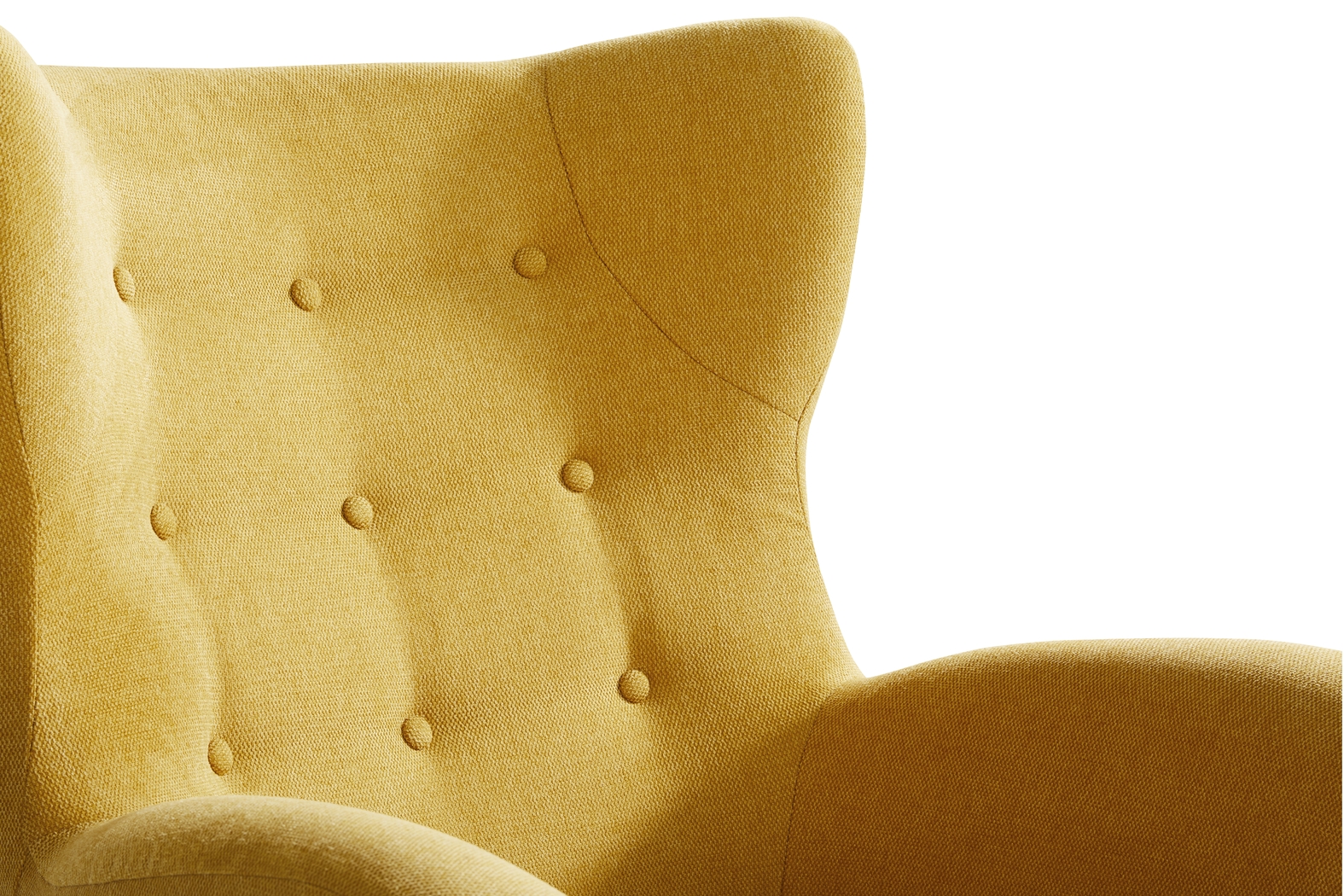 Happner Yellow Accent Chair - Thumbnail - Image 3