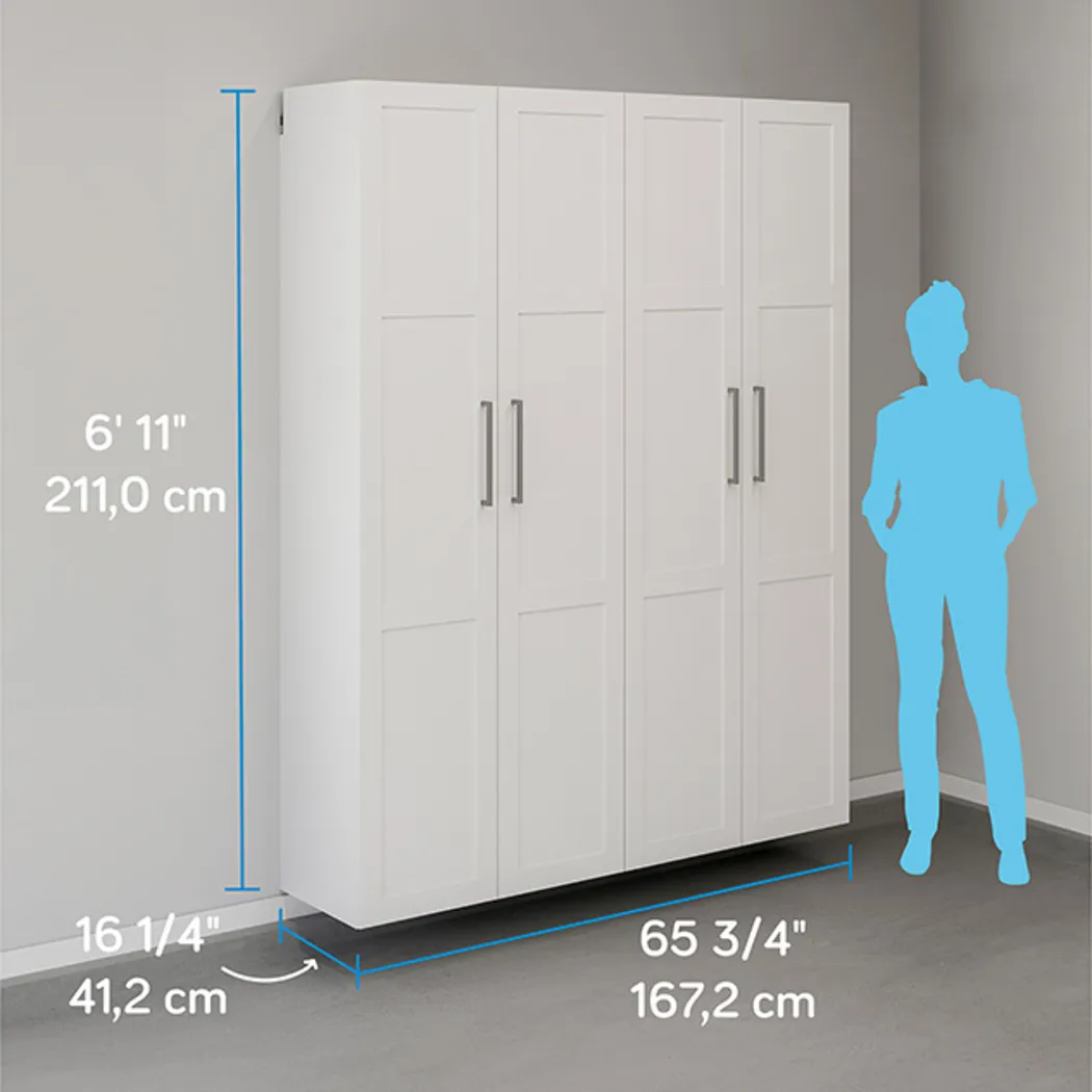 Happyworks II White Storage Cabinet - Thumbnail - Image 6