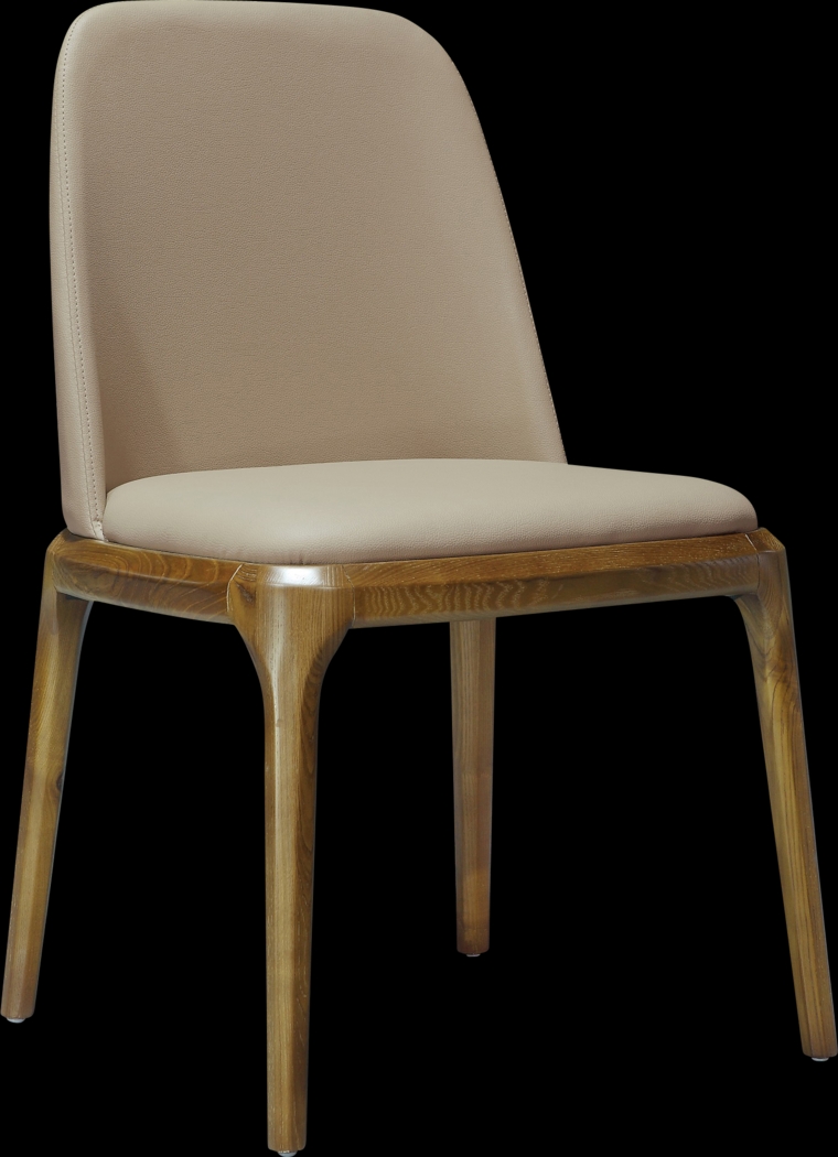 Harbauer Tan Side Chair - Thumbnail - Image 1