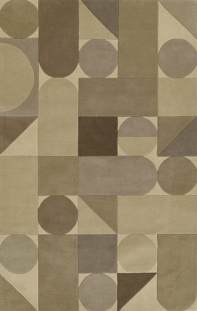 Harbeth Brown 5' x 8' Rug - Thumbnail - Image 1