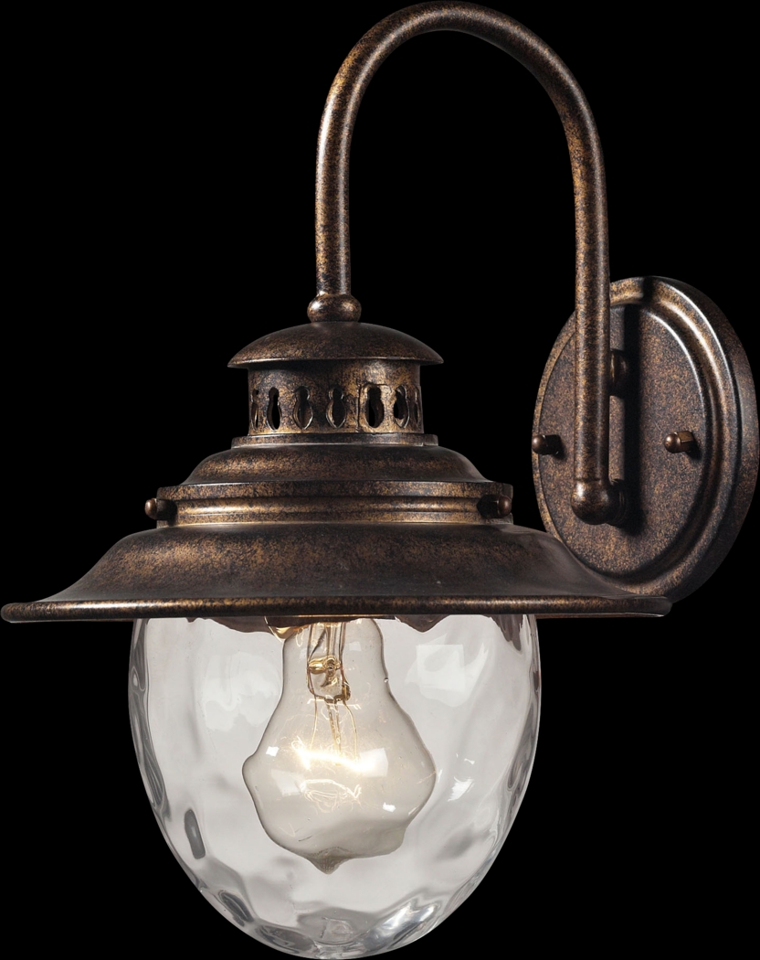 Harbor Cove Brown Outdoor Wall Sconce - Thumbnail - Image 1