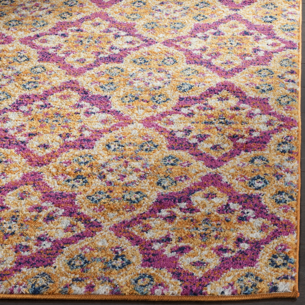 Harbor Terrace Fuchsia 2'3 x 8' Runner Rug - Thumbnail - Image 2