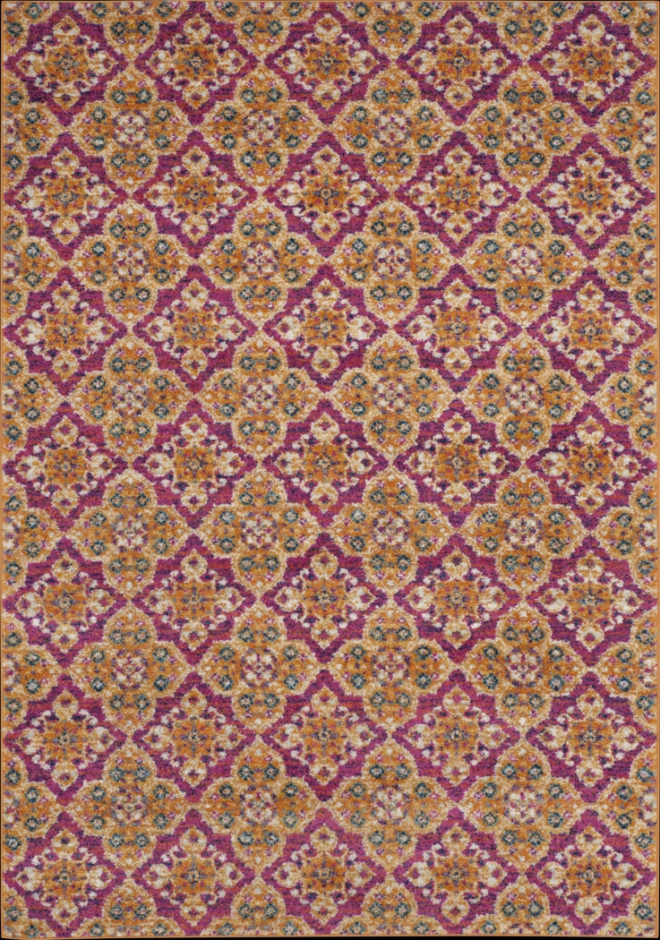 Harbor Terrace Fuchsia 3' x 5' Rug - Thumbnail - Image 1