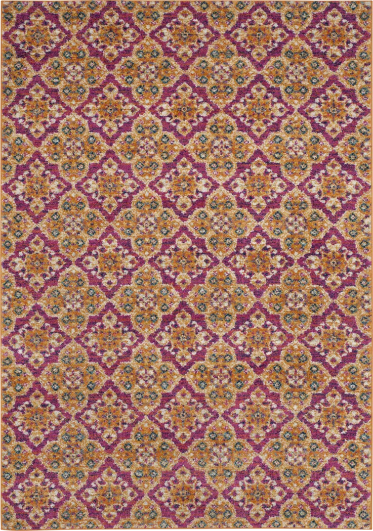 Harbor Terrace Fuchsia 8' x 10' Rug - Thumbnail - Image 1