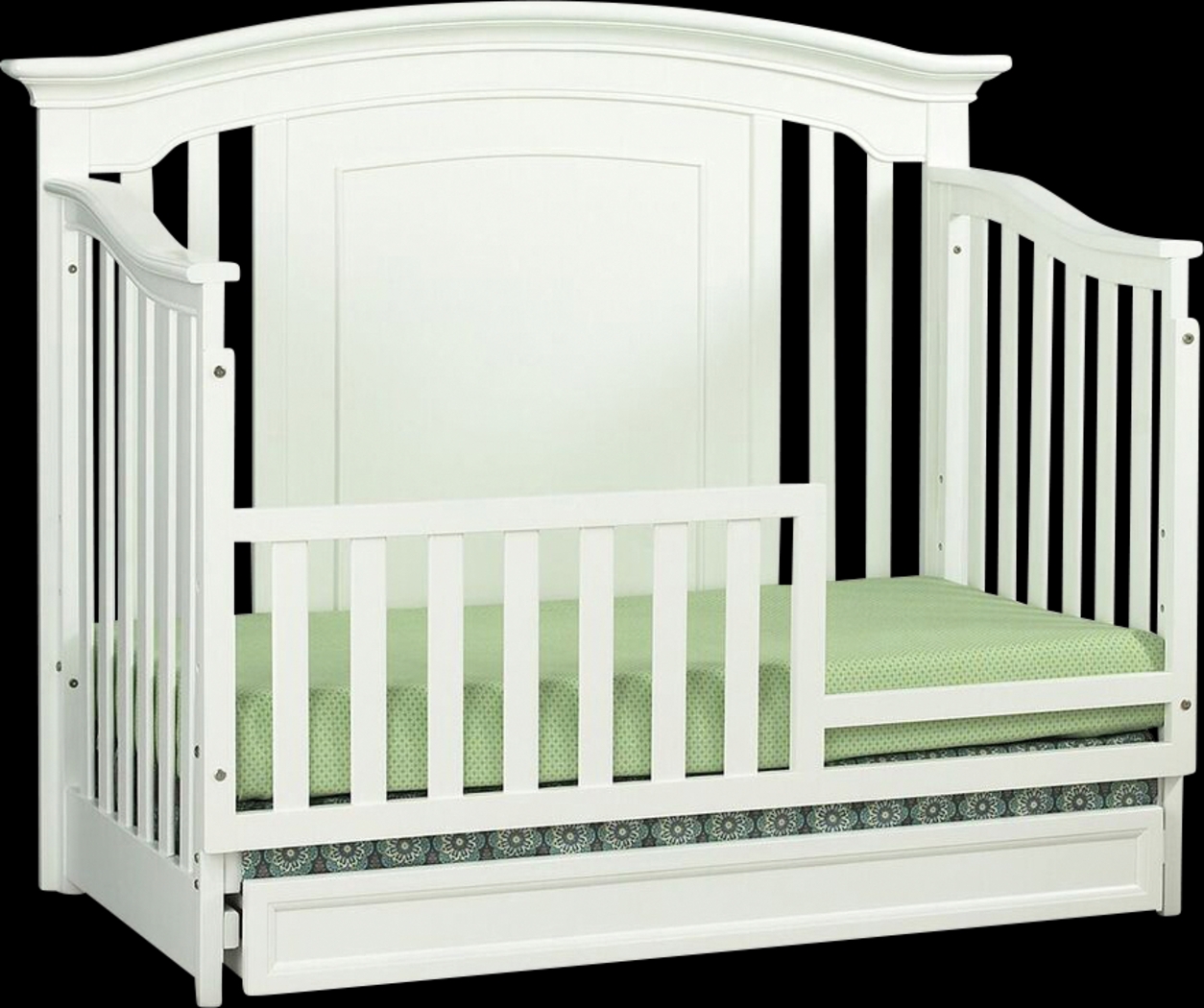 Baby Cache Harborbridge White 5 Pc Nursery with Toddler Rails - Thumbnail - Image 6