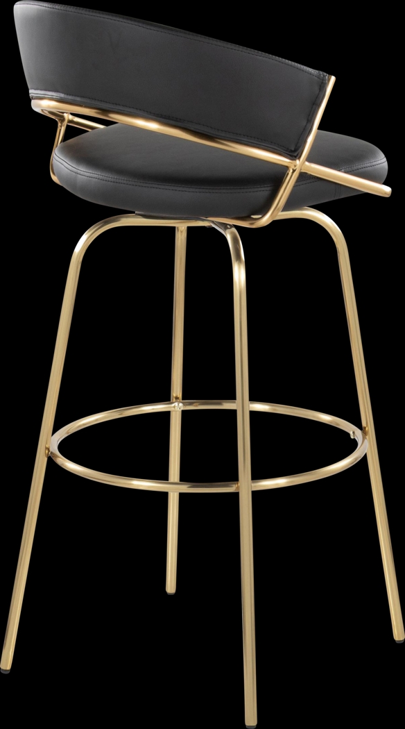 Harborson Black Barstool, Set of 2 - Thumbnail - Image 8