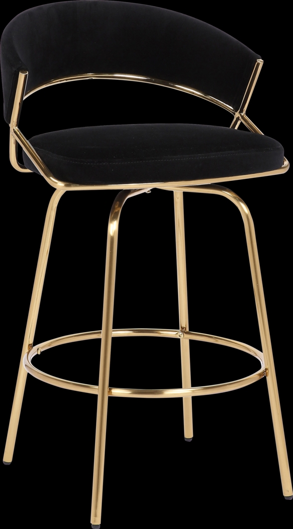 Harborson Black Counter Height Stool, Set of 2 - Thumbnail - Image 3