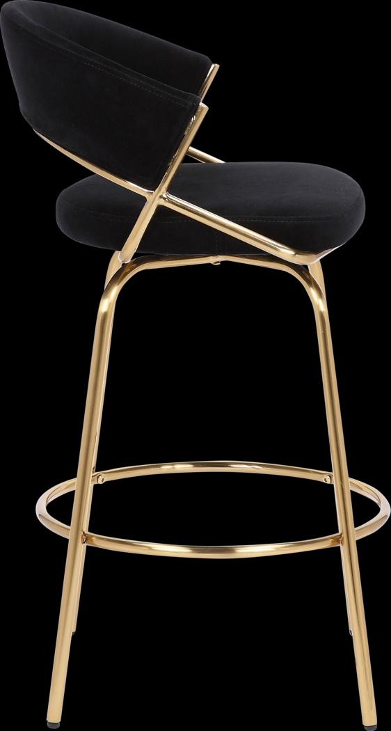 Harborson Black Counter Height Stool, Set of 2 - Thumbnail - Image 6