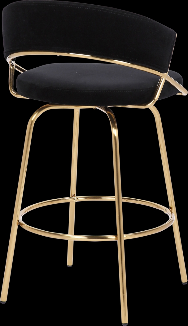 Harborson Black Counter Height Stool, Set of 2 - Thumbnail - Image 7