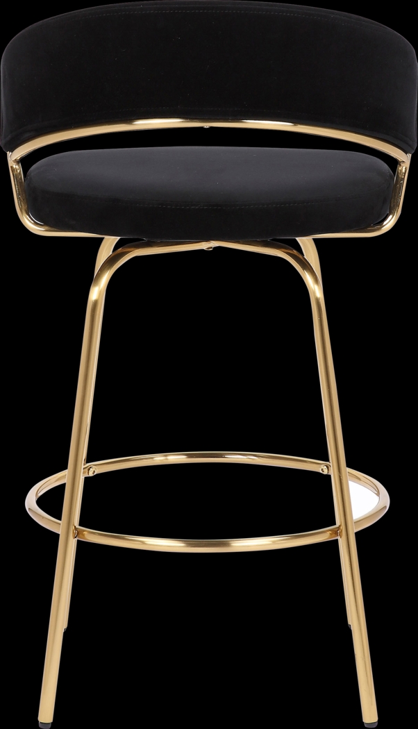 Harborson Black Counter Height Stool, Set of 2 - Thumbnail - Image 8