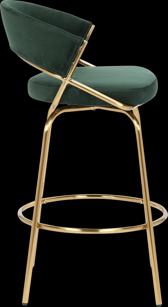 Harborson Green Counter Height Stool, Set of 2 - Thumbnail - Image 6